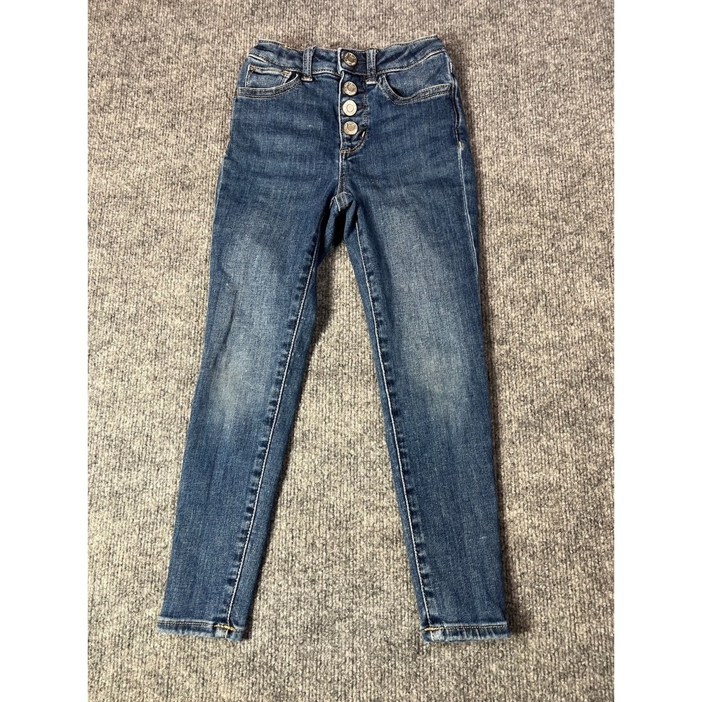 GAP Girls 6 High Rise Jegging Jeans | Button Fly | Stretch Denim | Y2K | Clean